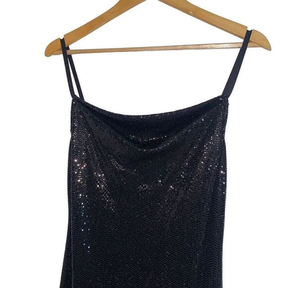 Bebe black sequins dress made in the USA - Picture 10 of 13